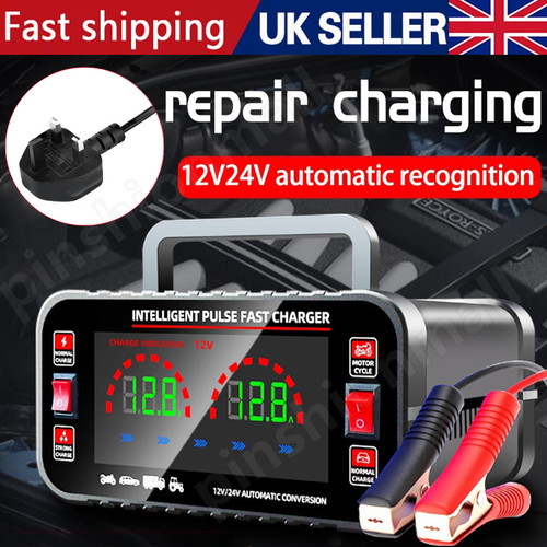 12v 24v car battery charger - 12v/24v,
