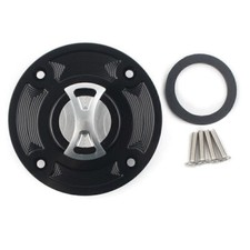 Fuel Gas Tank Cap Cover Silver