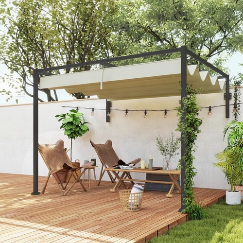 Pergola 2x3m wall - pergola,