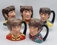 Royal Doulton Complete Set of 5 The Beatles character jugs