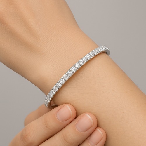 14k white gold diamond - diamond, tennis