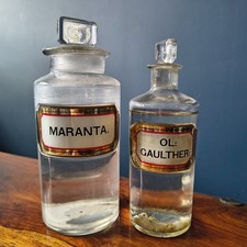 Pair Antique Apothecary