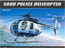 Academy AC12249 1/48 - Hughes Police 500D Helicopter