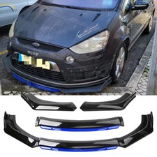 For Ford Mondeo MK3 S-Max Black Blue Front Bumper Spoiler Lip Splitter Body Kit