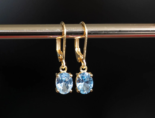 Real blue aquamarine - blue,