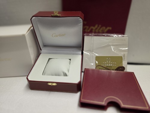 Cartier watch box complete set - watch,
