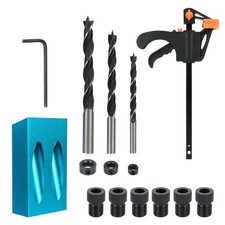 15PCS Pocket Hole Jig Kit