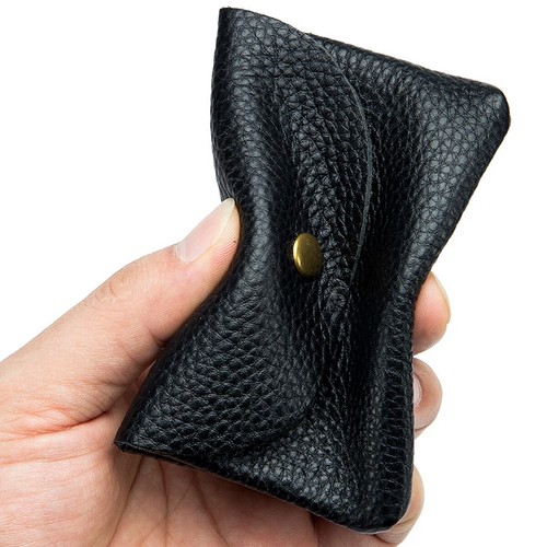 Real leather credit wallet man - real,