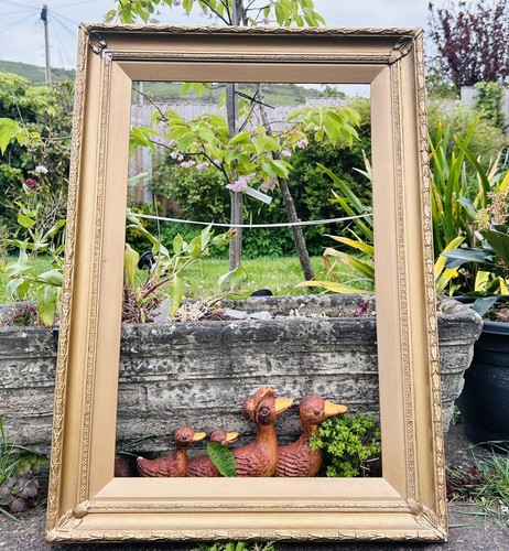 Antique wood and gilt plaster - antique,