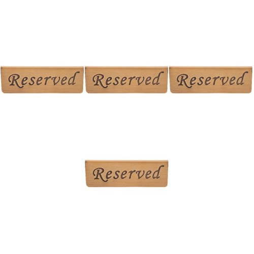 4pcs reusable reserved signs - reusable,