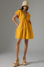 By Anthropologie Ruched V-Neck