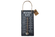 Weather Slate Hanging Sign | Humorous Forecaster Station | Home Gift