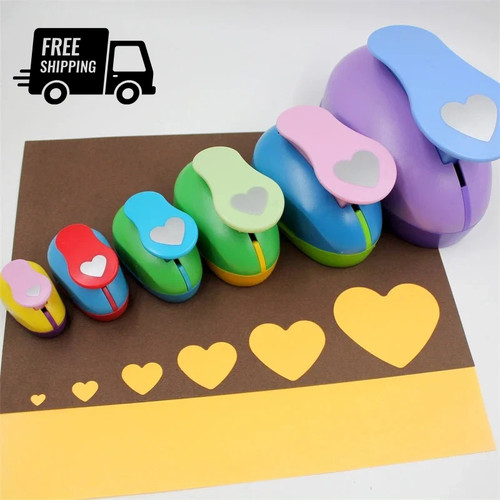 Heart shaped embossing - heart-shaped, punches