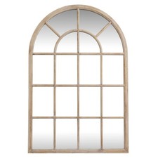 Washed Wood Arched Window