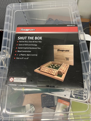 Snap shut the box game - snap-on,