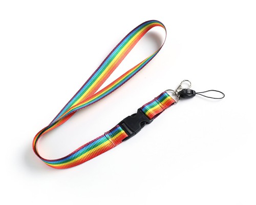 Rainbow lanyards neck - lanyards,