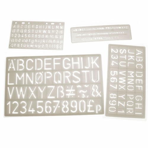 Letter alphabet stencils - alphabet,