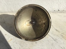 Vintage Lucas 7”  Headlamp Reflector Bowl and dipping retaining rim. 1930’s