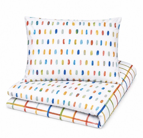Multicoloured spots check - spots,