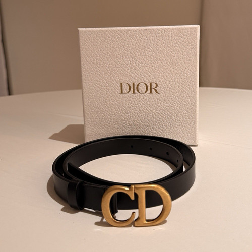 Dior saddle belt black - saddle,