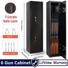Luxury 6 Gun Cabinet Lockable