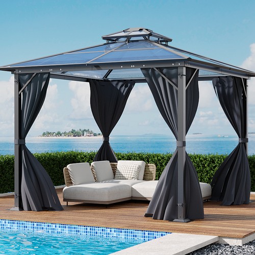 Sunroom iron aluminum gazebo - iron-aluminum,