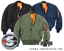 ALPHA INDUSTRIES MA1 FLYING JACKET - GENUINE SELLER 40+ YEARS [01001]