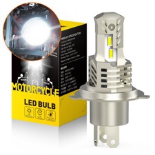 LED Headlight Hi/Low Beam 6000K Bulb H4 9003 For Motorcycle Super Bright White