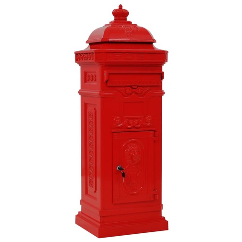 Pillar letterbox aluminium - pillar,