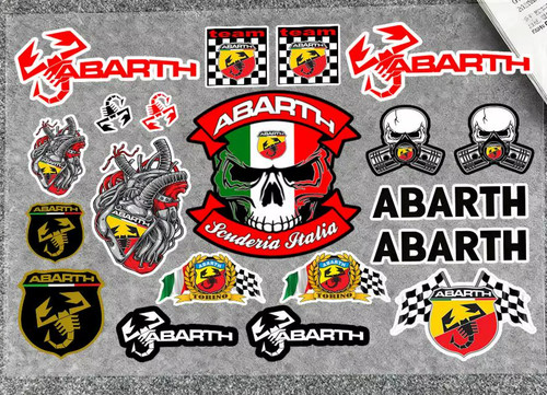 Decals sticker for fiat abarth - decals,