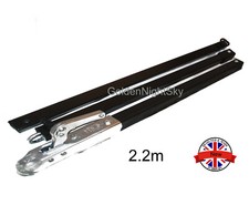 NEW Pro 3 Piece Recovery Pole Towing Straight Bar Heavy Duty Tow 3.5 Ton XXL 2.2