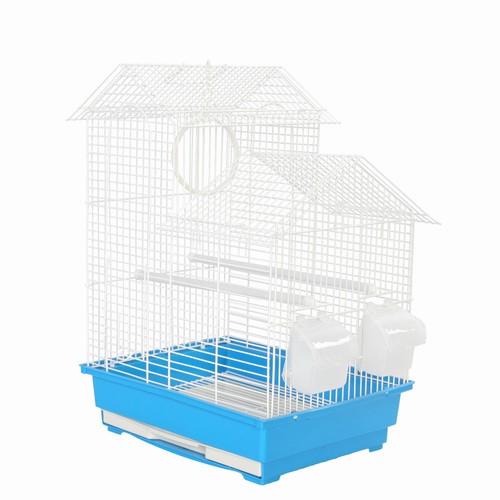 Santiago blue travel bird cage - blue,