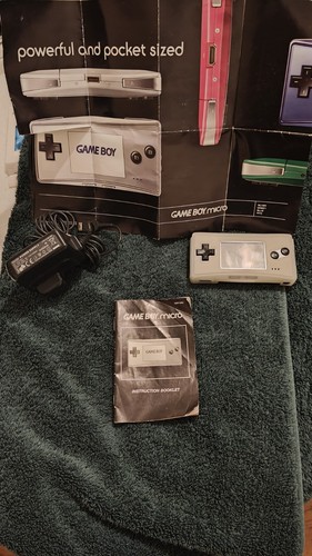 Nintendo gameboy micro silver - nintendo,