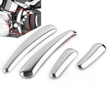 Fit Harley Softail Models 2008-up Curved Chrome Swingarm Frame Insert Set 4Pcs