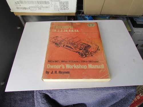 Triumph car repair manual - triumph,