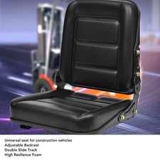 Tractor Rounded Curved Corners PU Leather Backhoe Replacement For