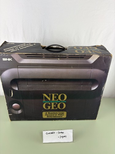 Neo geo aes console - box, snk
