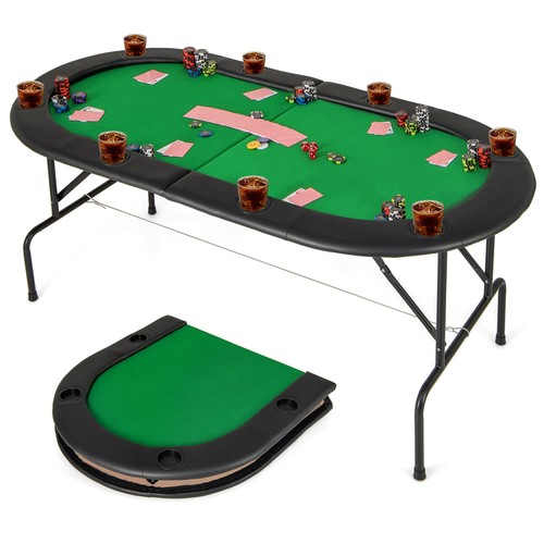 Costway players poker table - costway,