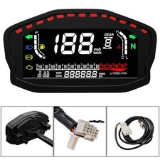 Universal Digital Speedometer Odo-meter MotorBike Scooter High Brightness LCD