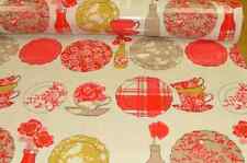 JOB LOT 4 METRES RED TEACUPS