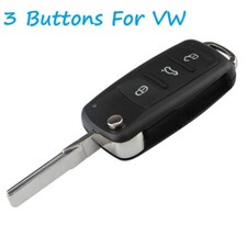 3 Button Remote Flip Key Shell