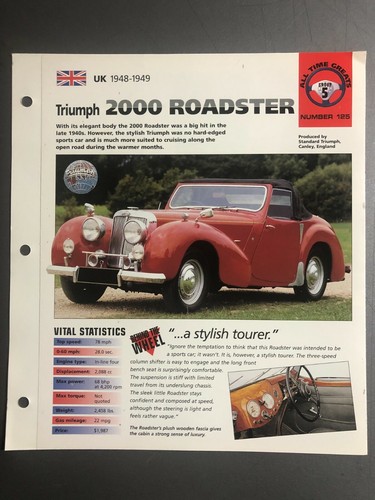 1948 1949 triumph 2000 - -,