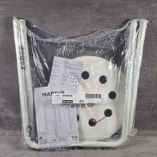 Ikea MARIUS  Stacking Stool 45cm Seat Height Steel White