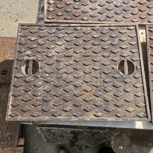 Cast iron manhole cover - manhole,