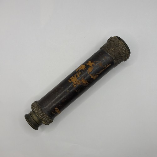 Antique 19thc brass leather - 19thc,