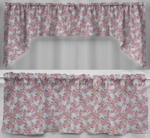 Happy easter bunny valances - happy,