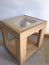 Solid Oak Coffee Side Table