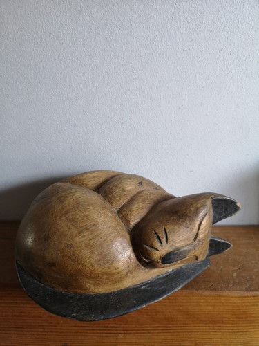 Wooden hand carved sleeping - wooden,