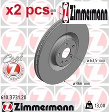 X2 PCS FRONT BRAKE DISC SET
