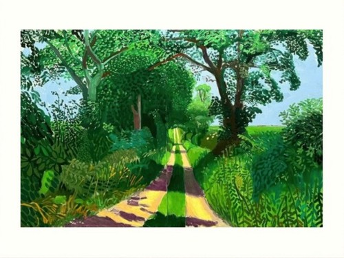 David hockney early july - hockney,